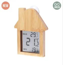 Bambusová meteostanice pro reklamní potisk