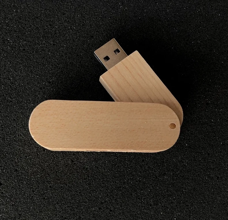 Dřevěný flash disk pro velká reklamní loga