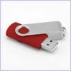 otočný červený flash disk pro reklamní potisk