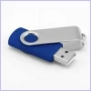 otočný modrý reklamní flash disk