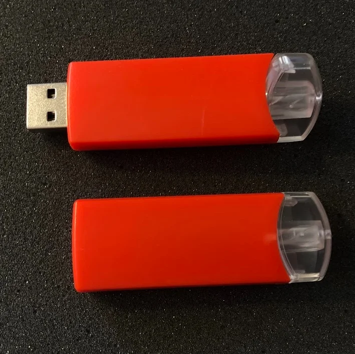 MENUplast,Flash disk s výsuvným konektorem - Propagační flešky pro potisk, u tohoto modelu s výsuvným USB konektorem a otočný...