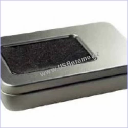 krabička kovová pro reklamní USB předměty