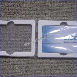 plastová krabička průhledná pro flash disky ve tvaru kreditky 