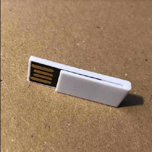 mini plastová USB sponka pro reklamní potisk - USB sponka (clip) s malými rozměry. K dodání také v dlaších barvách, často i skl...