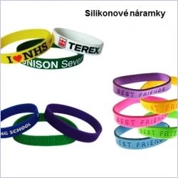 Náramky silikonové reklamní
