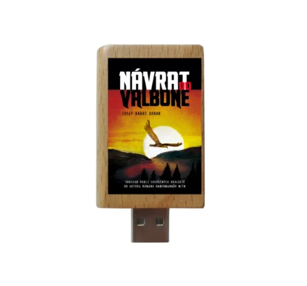 Reklamní USB flash disk - kniha s audio mp3 a potiskem