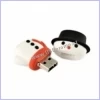 Vánoční reklamní USB flash disk - sněhulák Vánoční reklamní USB flash disk - sněhulák
