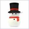 Vánoční reklamní fleška - sněhulák