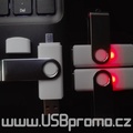 USB-C nebo OTG reklamní USB disky s otočnou krytkou