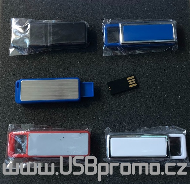 Nové výsuvné reklamní USB disky reklamní branding