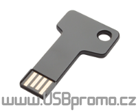 černý reklamní USB klíč, obvykle skladem pro potisk v EU