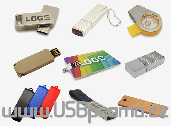 USB reklamní flash disky, obvykle i skladem v EU