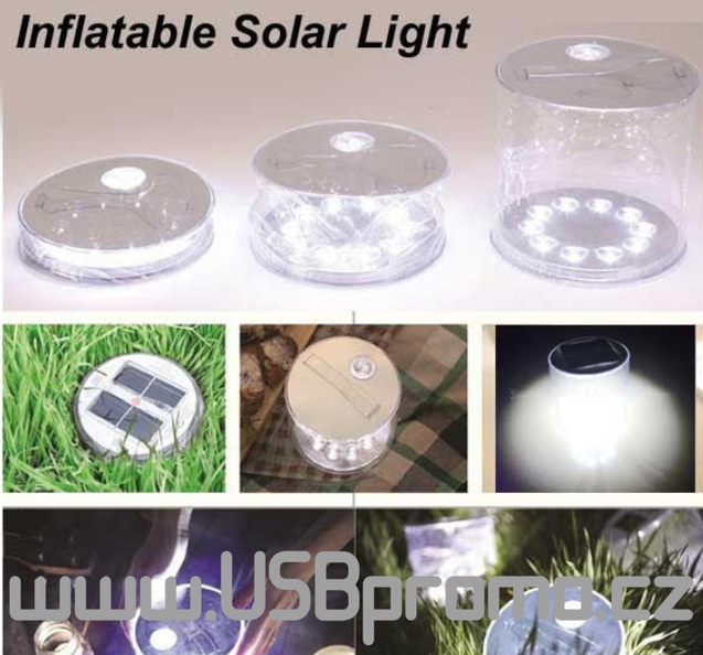 Skládací solární LED lampička