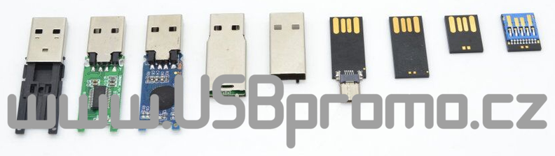USB i USB-C flash moduly pro reklamní flash disky nebo vaše projekty