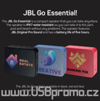 bezdrátový reproduktor JBL Go Essential s reklamním potiskem