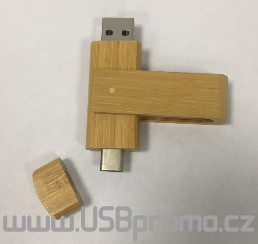 reklamní flash disk s USB3.0+USB-C konektory